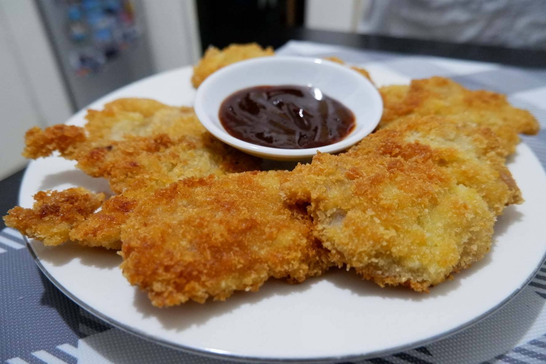 Pork Tonkatsu with homemade tonkatsu sauce