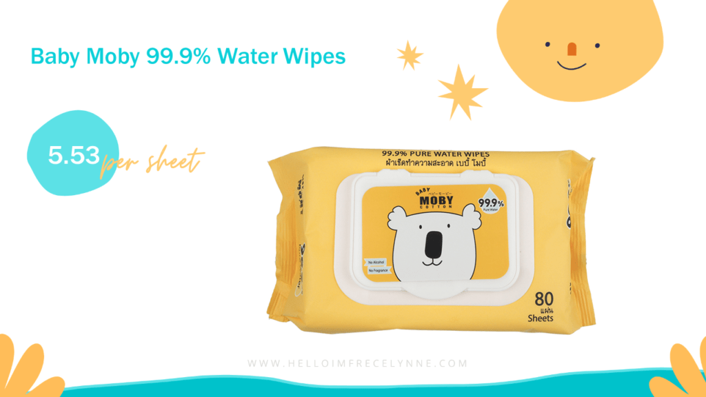 Baby Moby 99.9% Water Wipes