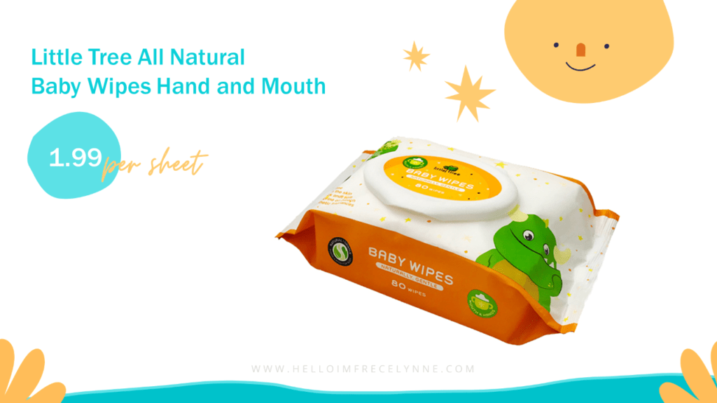 Little Tree All Natural Baby Wipes Hand and Mouth