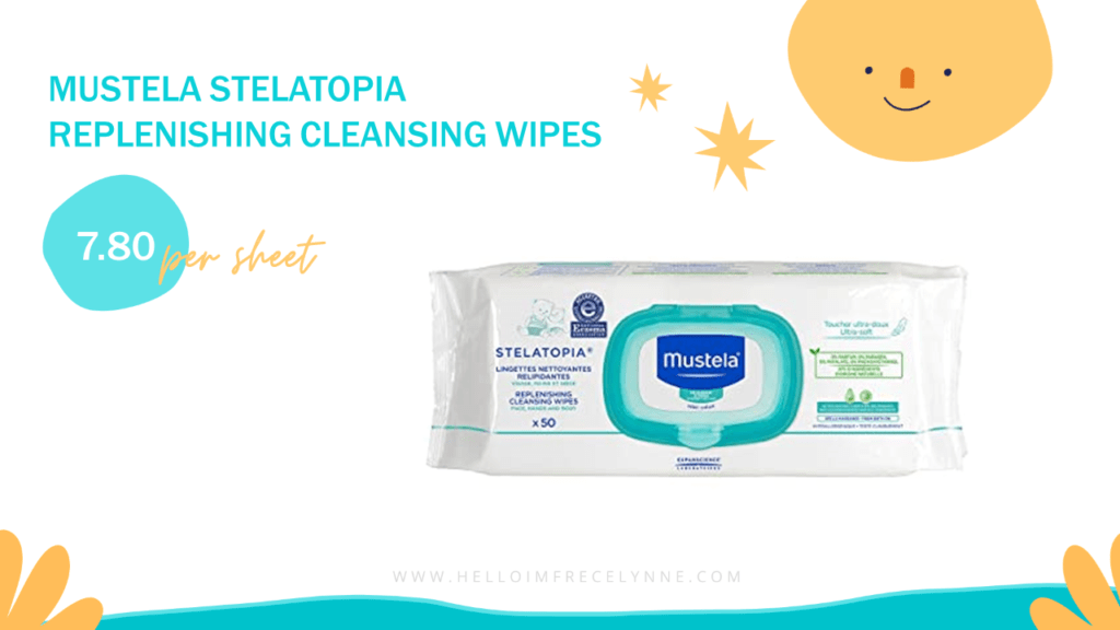 Mustela Stelatopia Replenishing Cleansing Wipes