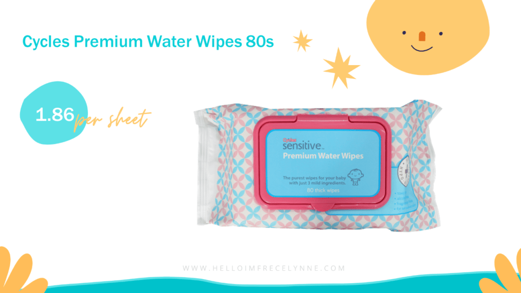 Cycles Premium Water Wipes 80s
