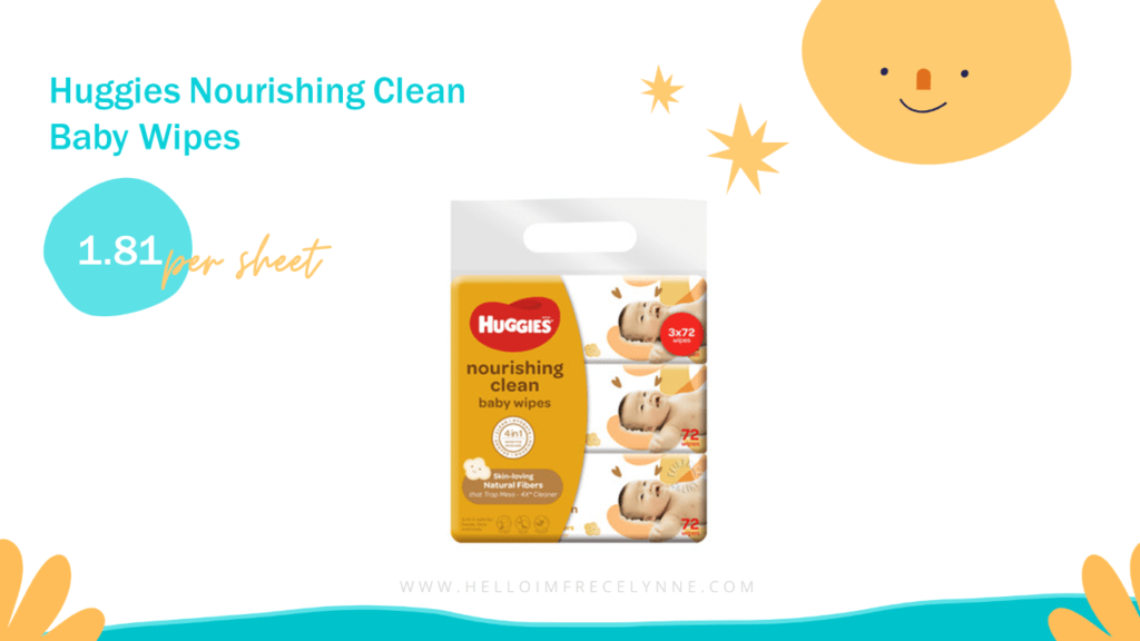 Huggies Nourishing Clean Baby Wipes
