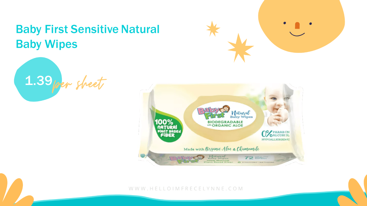 Baby First Sensitive Natural Baby Wipes