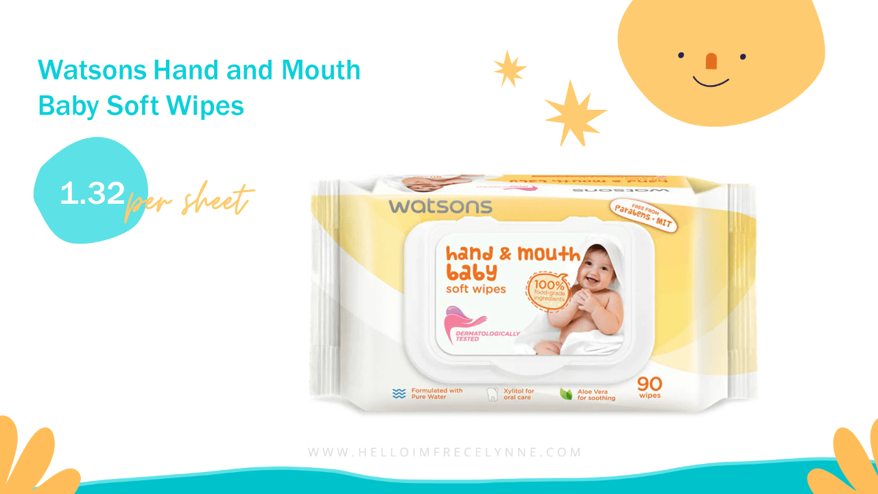 Watsons Hand and Mouth Baby Soft Wipes