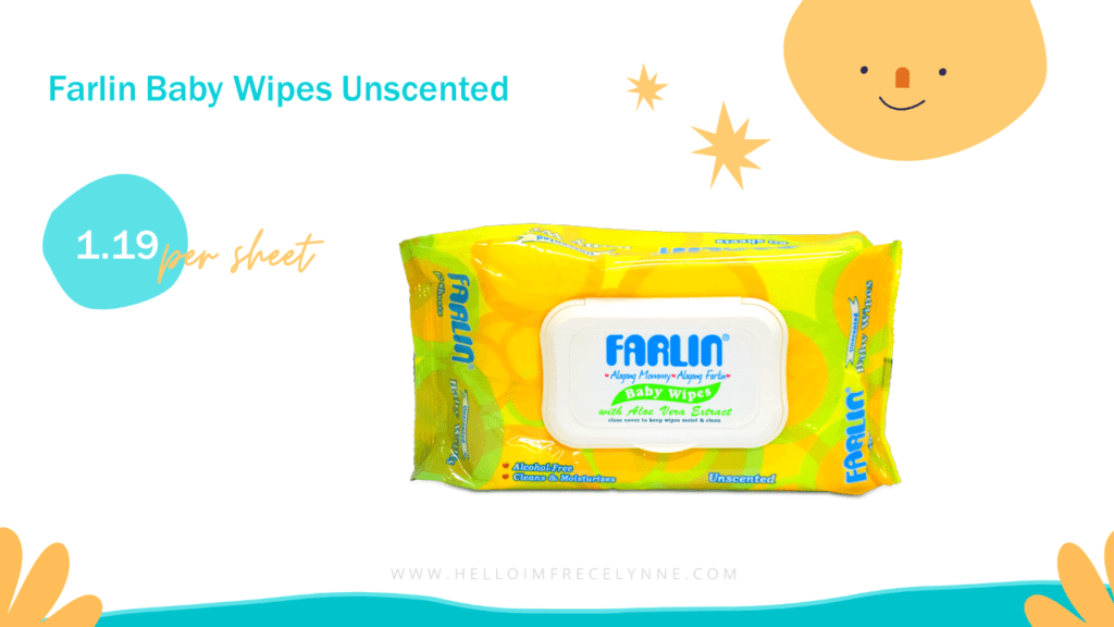 Farlin Baby Wipes Unscented