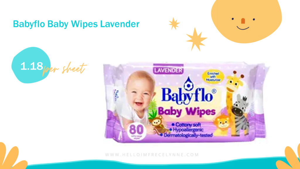 Babyflo Baby Wipes Lavender