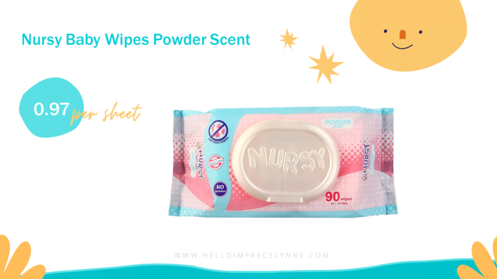 Nursy Baby Wipes Powder Scent