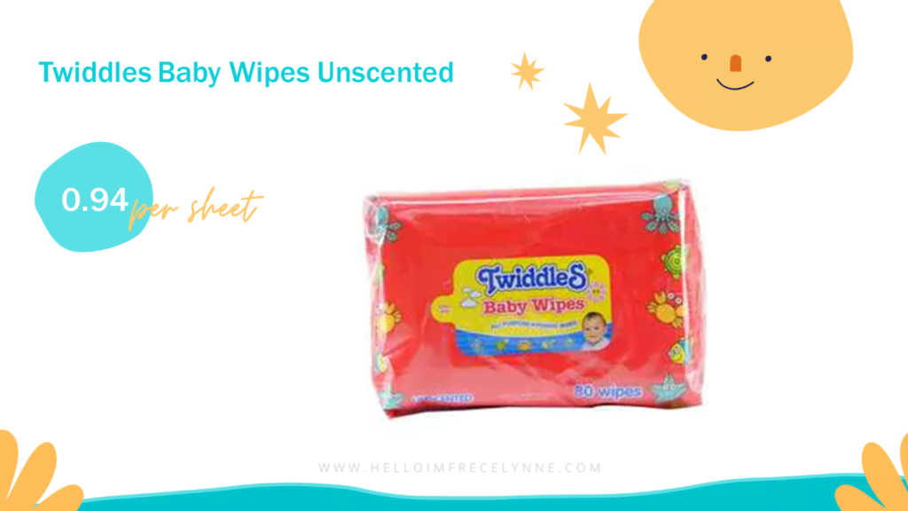 Twiddles Baby Wipes Unscented