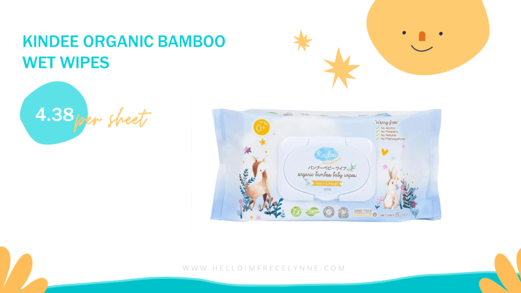 Kindee Organic Bamboo Wet Wipes