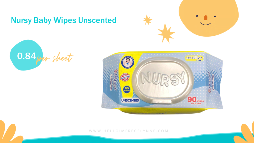 Nursy Baby Wipes Unscented
