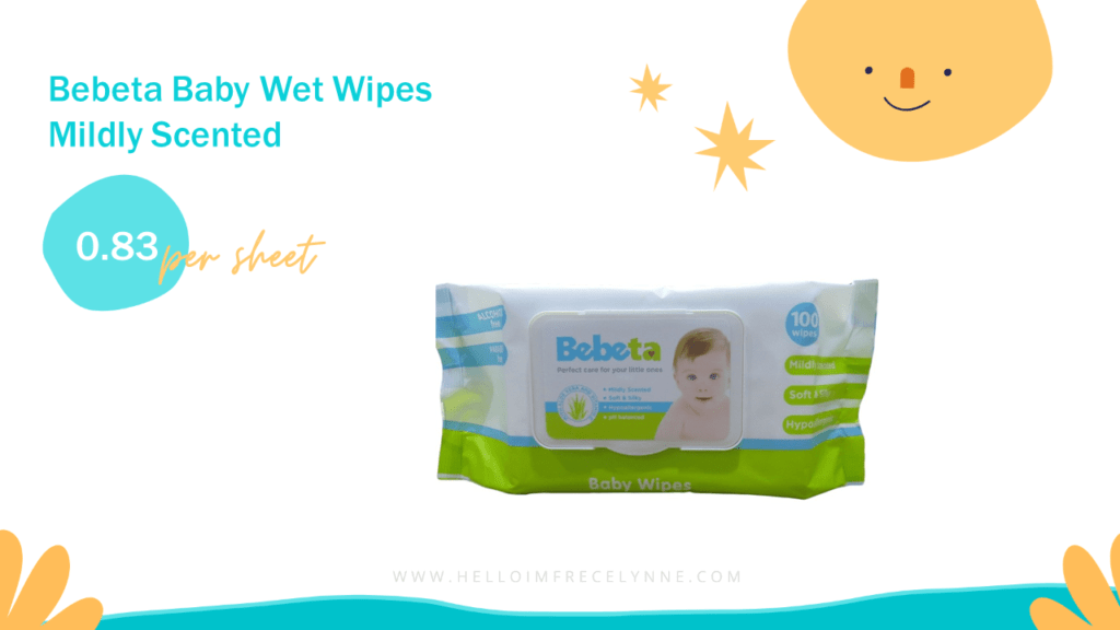 Bebeta Baby Wet Wipes Mildly Scented