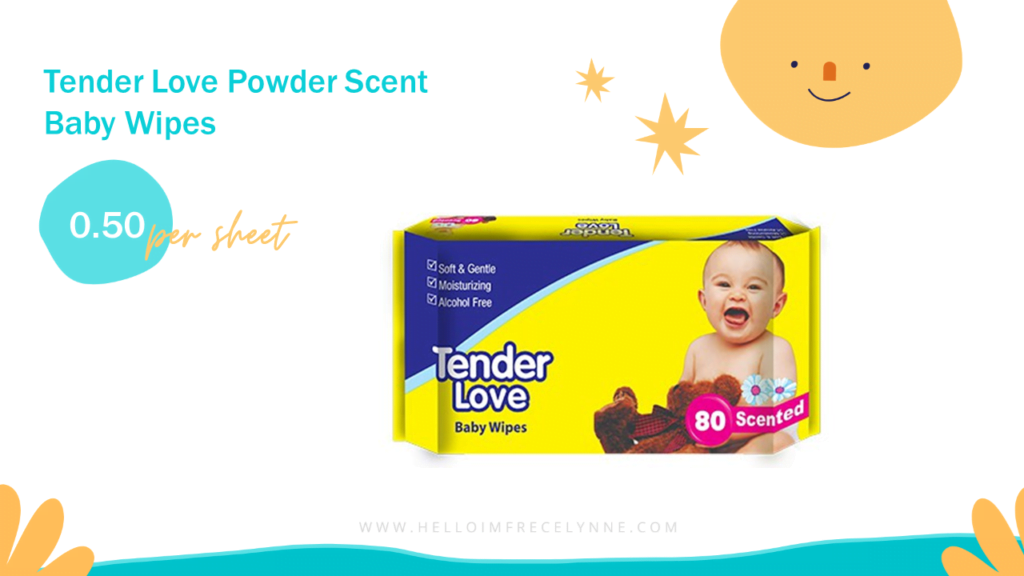 Tender Love Powder Scent Baby Wipes