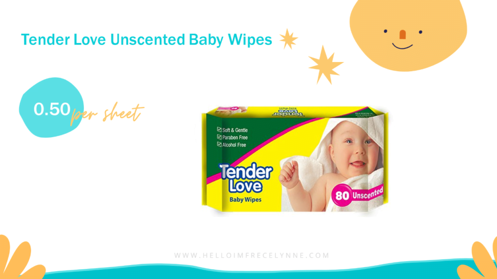 Tender Love Unscented Baby Wipes